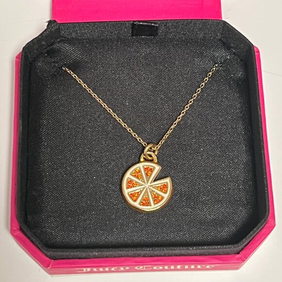 Juicy Couture orange necklace - 18" length - Picture 1 of 2